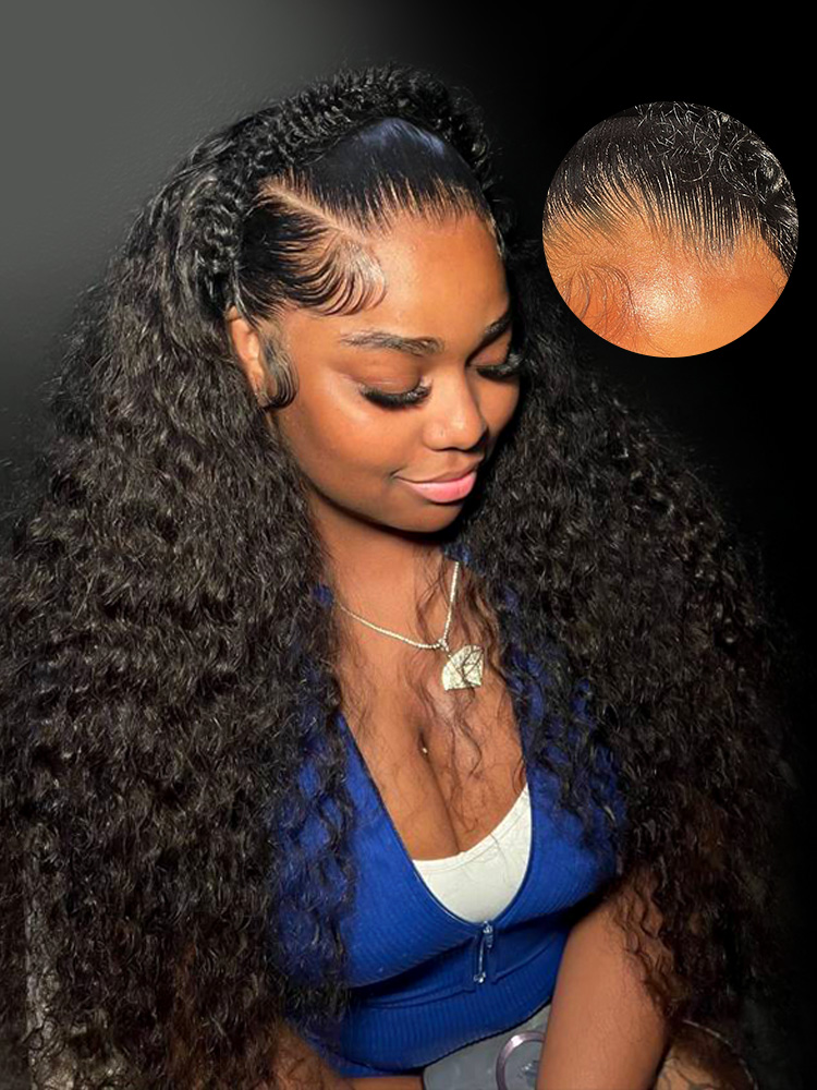 Pre-Bleach Knots Boruihair Deep Wave HD Lace Wig | 2x6 Closure Wig | 100% Human Hair