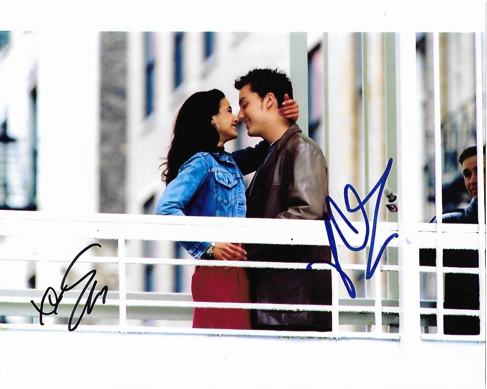 ON THE LINE AUTOGRAPHED Photo Poster painting SIGNED 8X10 #7 EMMANUELLE CHRIQUI LANCE BASS