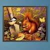 Squirrels Birds-Full Round Diamond Painting 50*40CM