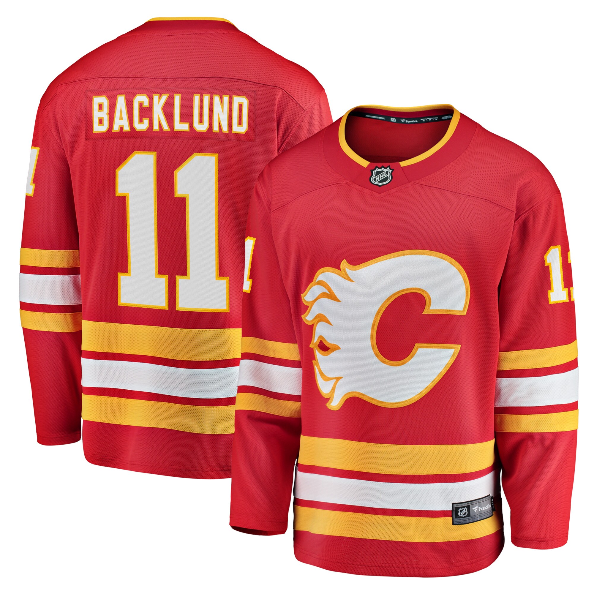 Mikael Backlund Calgary Flames Fanatics Home Breakaway  Jersey – Red mysite