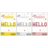 16" Golden HELLO Letters Aluminum Film Balloons School Kindergarten Store Welcoming Party Decors