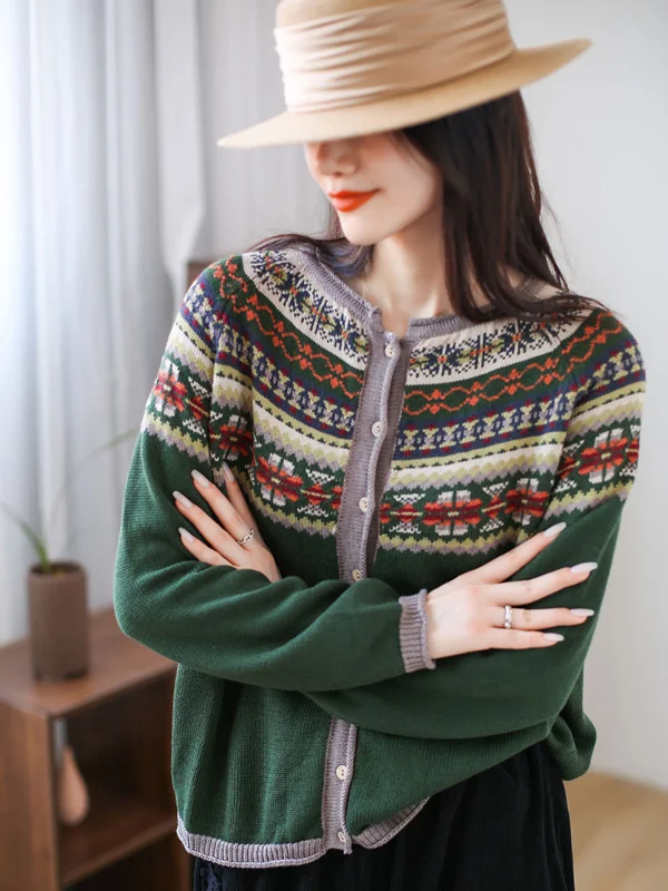 Literary Cozy Knit Sweater Outerwear - yankia