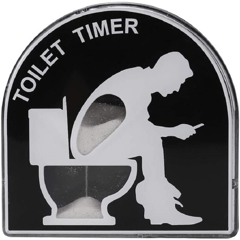 

Toilet Hourglass Timer Craft Gift Desktop Fun Toys for Men Women, 501 Original