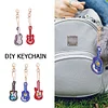 >SALE<5pcs DIY Violin Full Drill Special Shaped Diamond Painting Keychains Gifts
