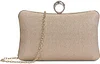 UBORSE Clutch Damen Pailletten Handtasche Strass Abendtasche mit Kette Gl&auml;nzend Brauttasche Elegant Portemonnaie Tasche Geldb&ouml;rse Envelope Tasche f&uuml;r Hochzeit Cocktailparty Tanzparty Geburtstag