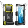Professional Mobile Phone Diving Case IP68 TPU PC Material Waterproof, Dustproof and Shockproof With Lanyard Underwater Seal HD Photo Recording iPhone Huawei Universal
