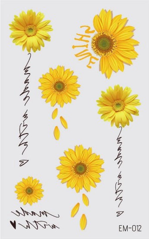 Lady Butterfly Pet Tattoos & Body Art 1 Piece