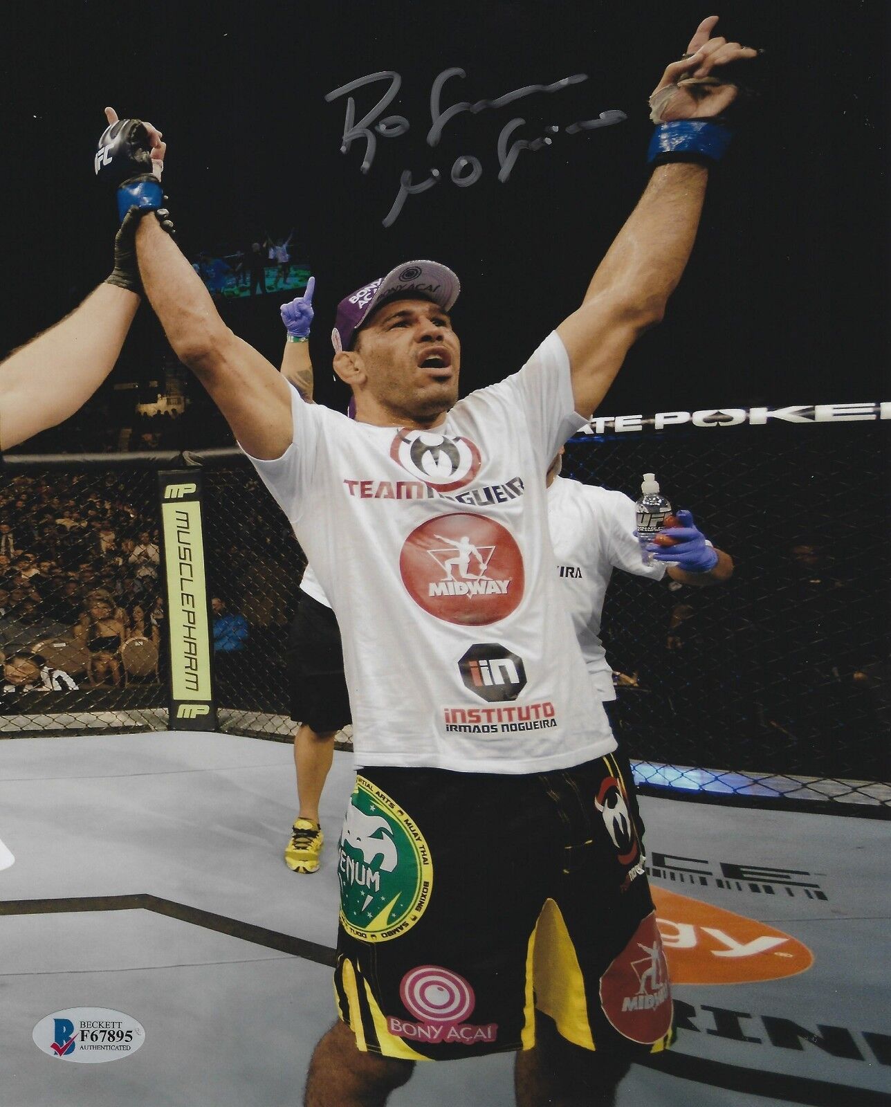 Antonio Rogerio Nogueira Signed 8x10 Photo Poster painting BAS COA UFC Pride Picture Autograph G