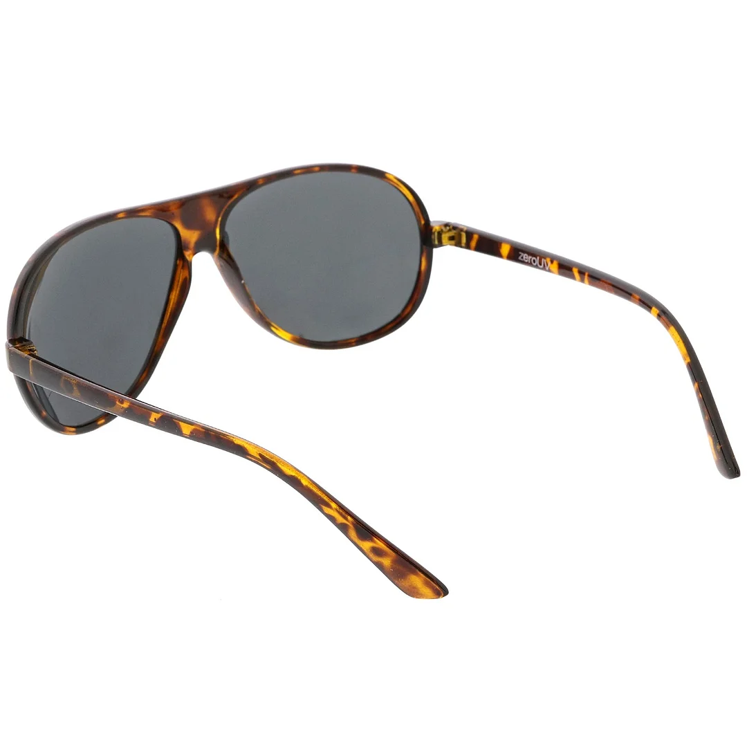 Oversize Flat Top Aviator glasses  Lens 61mm