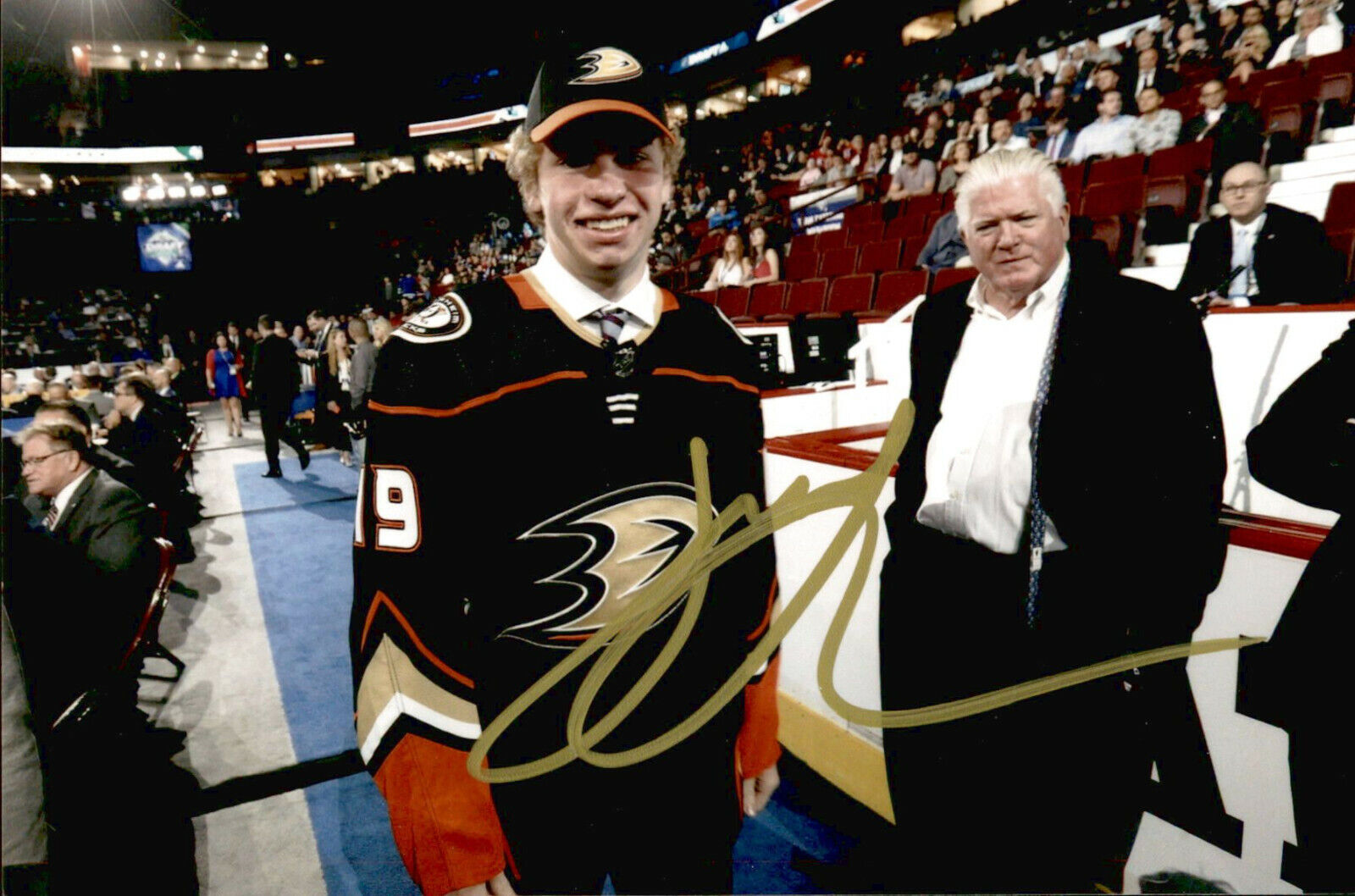 Jackson LaCombe SIGNED autographed 4x6 Photo Poster painting ANAHEIM DUCKS #3