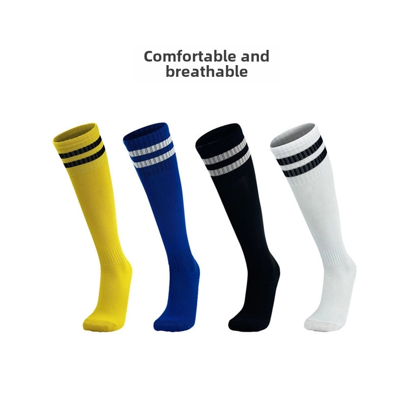 Children's Football Socks Thin Competition Training Non-slip Stockings Adult Sports Breathable Wicking Football Socks