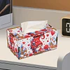 Valentine Gnome Diamond Painting Tissue Box Wood Diamond Art Tissue Storage Box