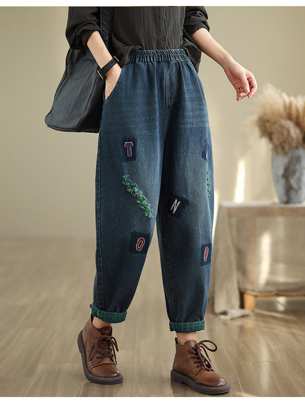 Women Half Sleeve V-neck Solid Color Dress