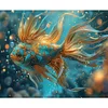 Diamond Painting-DIY Full Round Drill Gold Powder Betta Fish(40*50CM)