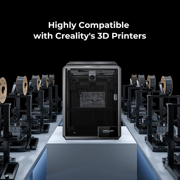 3Pcs Creality Hyper ABS 3D Printing Filament Black Grey White