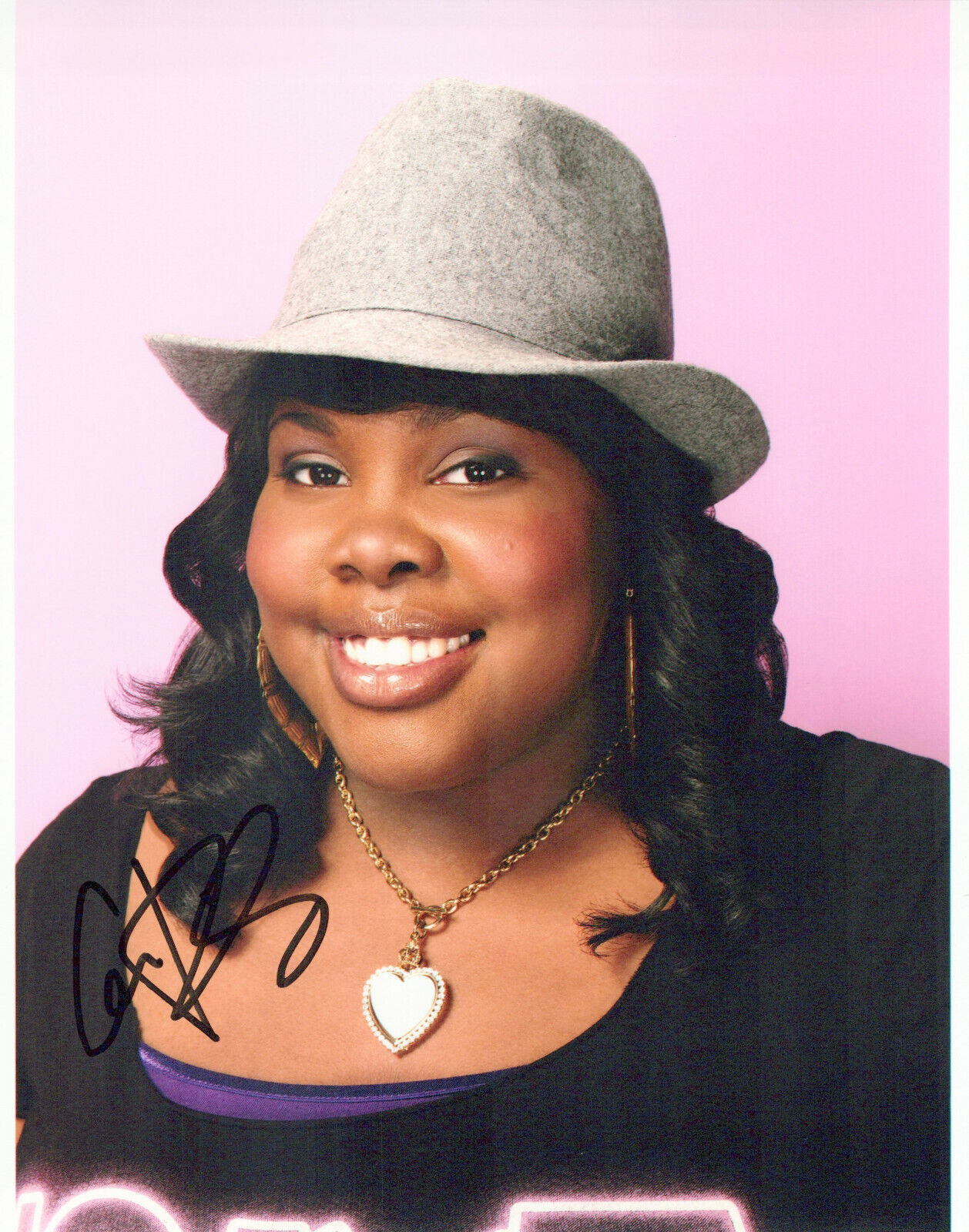 Amber Riley Glee autographed Photo Poster painting signed 8X10 #5 Mercedes Jones