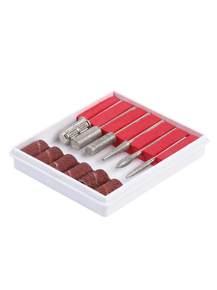 6pcs Nail Polishing Head Set