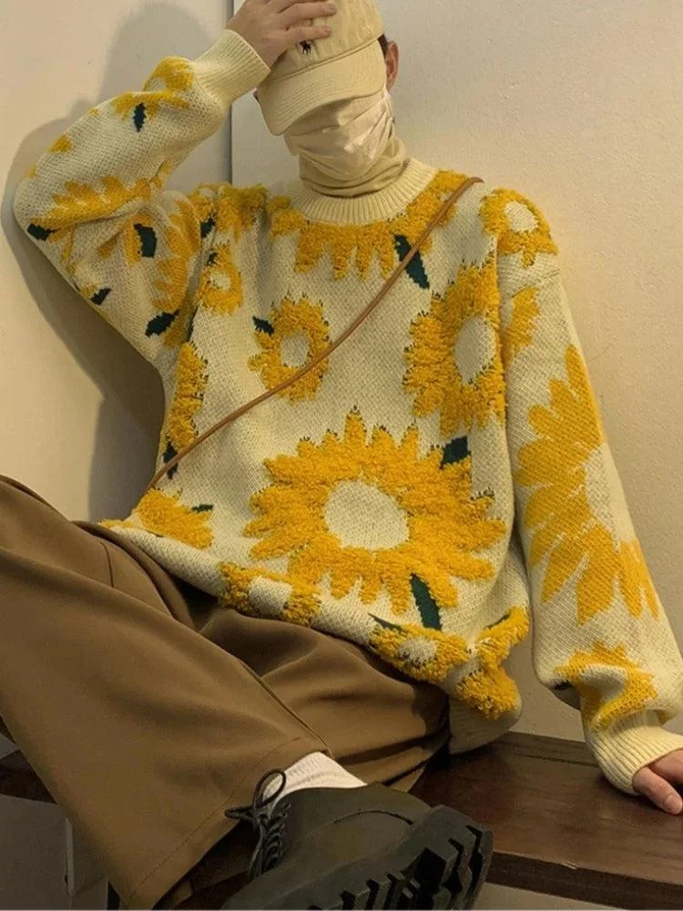 Brownm Knitted Sweater