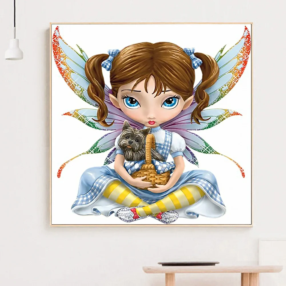 Full Round Diamond Painting 40*40cm - Big Eyes Doll