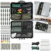 277Pcs Carp Fishing Lures Accessories with Storage Box Swivels Bait Hooks Set