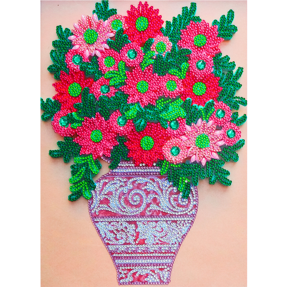 

Flowers - Special Shaped Diamond Painting - 30*40CM, 501 Original