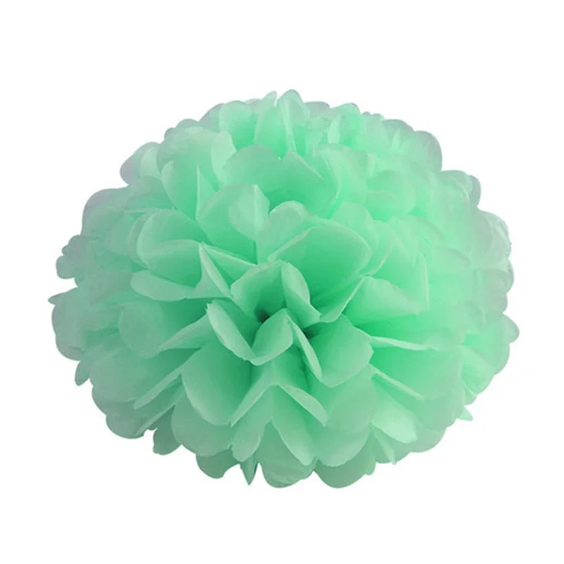 5pcs Tissue Paper Pompoms Wedding Decorative Paper Flowers Ball Baby Shower Birthday Party Decoration paper pom poms