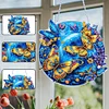 >SALE<Acrylic Butterfly Special Shape Diamond Painting Hanging Pendant for Home Decor