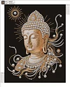 Bouddha-Kit de peinture perl&eacute;e &agrave; faire soi-m&ecirc;me 40x50cm (Cadre non inclus)