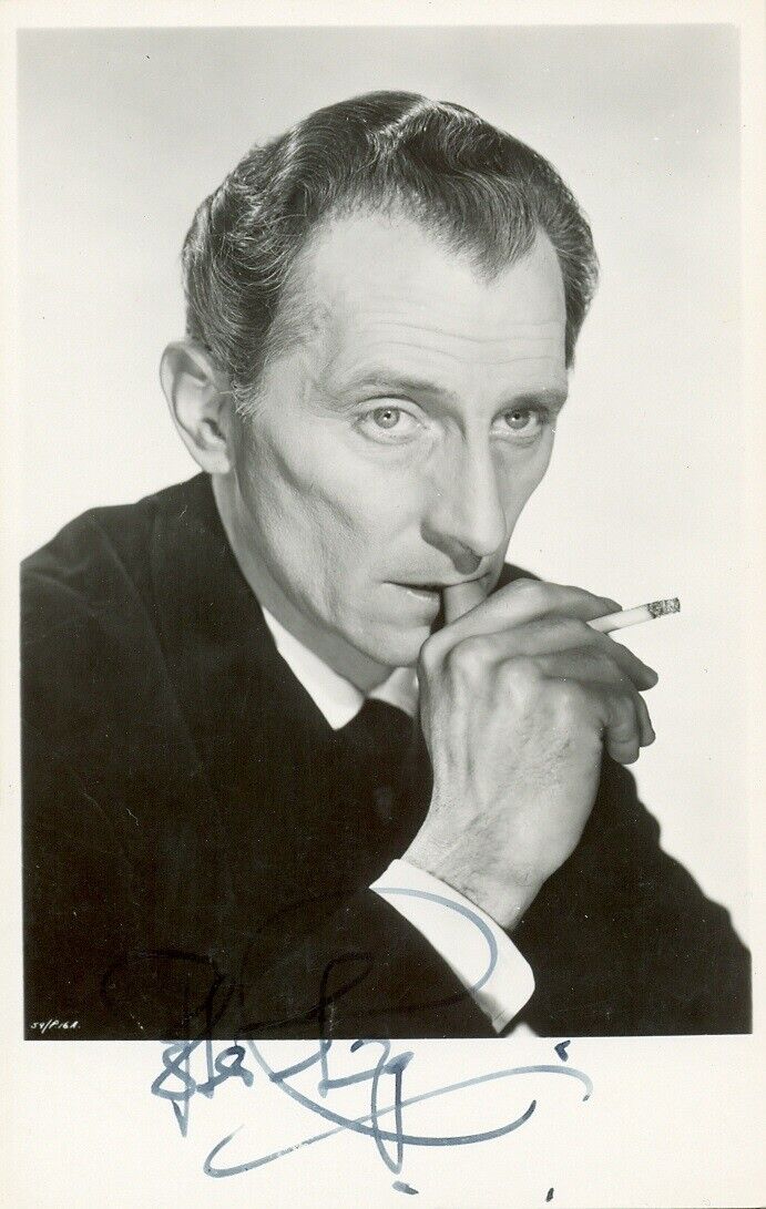 PETER CUSHING Signed Photo Poster paintinggraph - Horror Film Star Actor - reprint