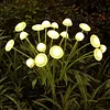 Outdoor Solar Garden Lights Waterproof LED Mushroom Jellyfish Lawn Light Reusable Color Change Gardening Stake Lighting for Courtyard Landscape Lawn Light