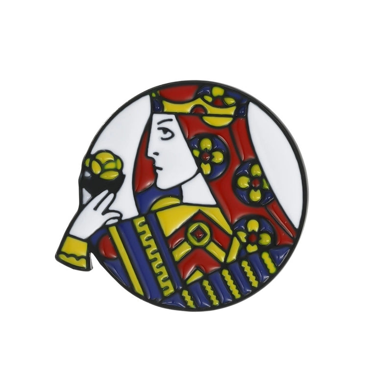 Casual Pin Poker Alloy Enamel Unisex Brooches
