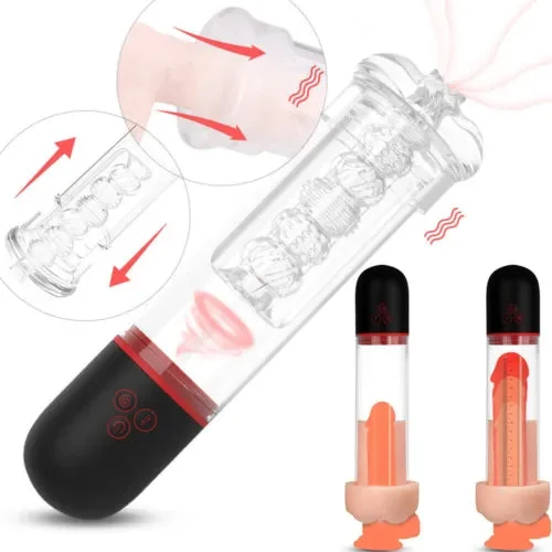 pornhint Pornhint Electric Penis Pump Vacuum Enhancer rechargeable Male Penis Enlarger Growth ED