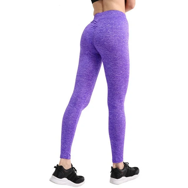 Women Leggings Fitness Workout Legging Push Up Sports Jegging Feamle Sexy V-Waist Legging Women