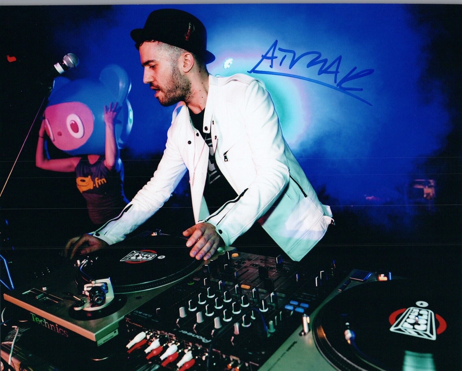 A-TRAK Signed Autographed 8x10 Photo Poster painting Alain Macklovitz EMD DJ COA VD