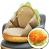 Large 3D Simulation Burger Plush Pillow Sofa