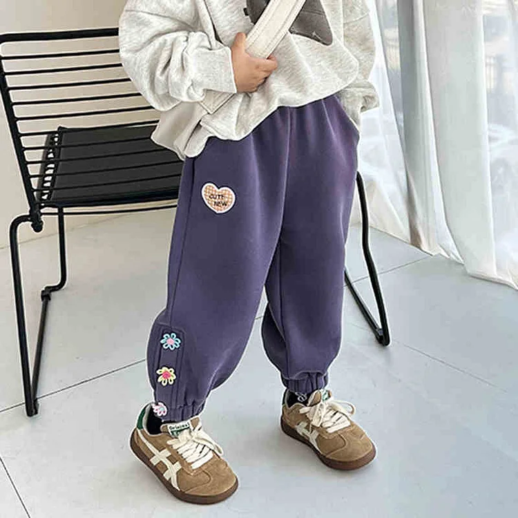 花柄 ファッション ハイウエスト 切り替え パープル グレー パンツ