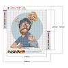 Diamond Painting-DIY Full Round Drill Happy Father s Day