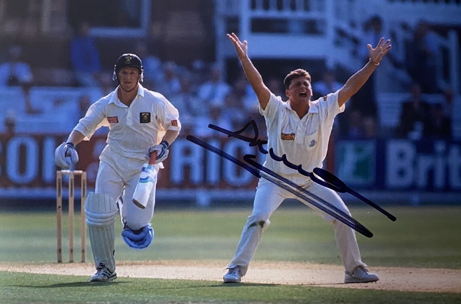 Darren Gough Genuine Hand Signed England 6X4 Cricket Photo Poster painting 2