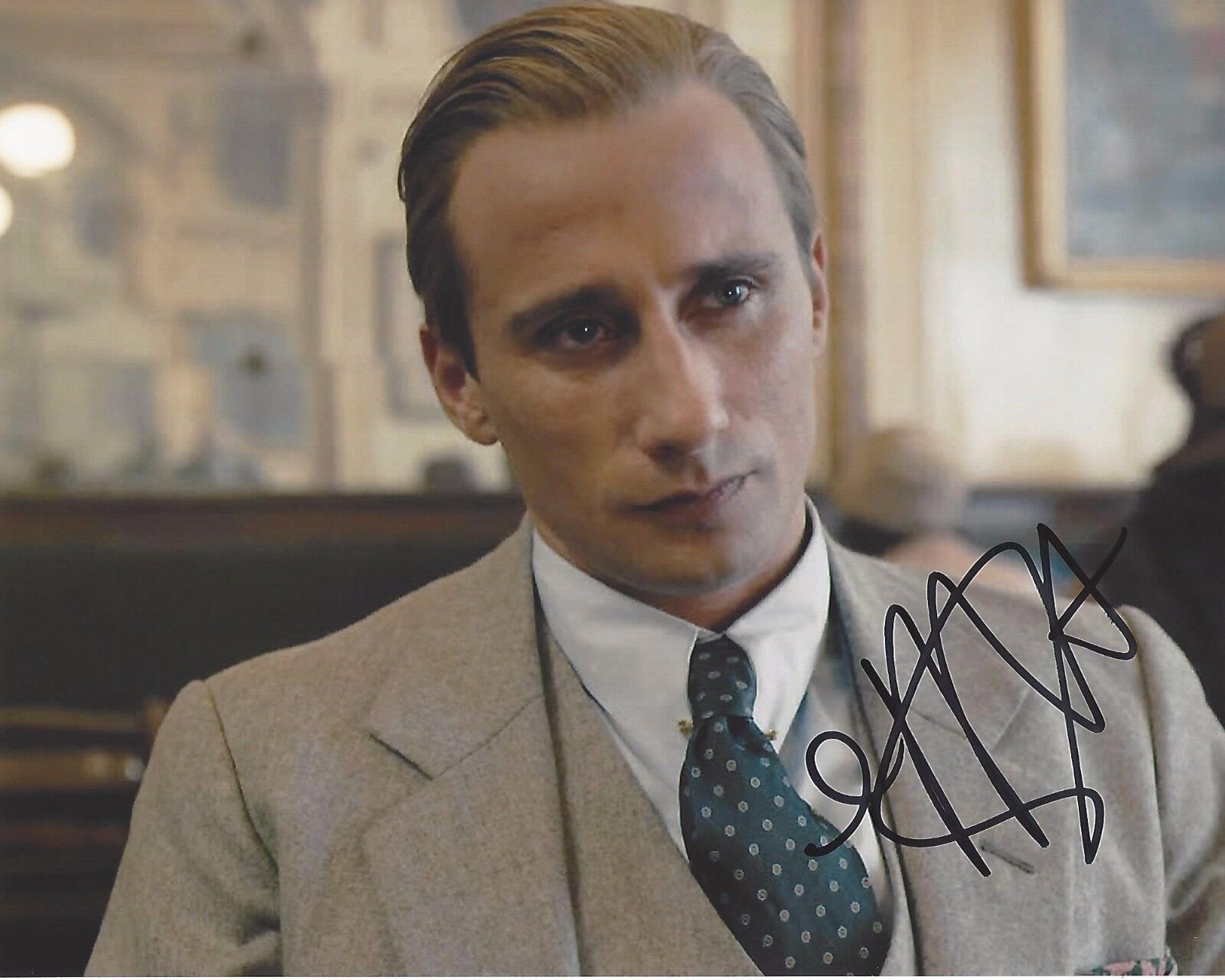 ACTOR MATTHIAS SCHOENAERTS SIGNED DANISH GIRL 8X10 Photo Poster painting B w/COA THE DROP PROOF