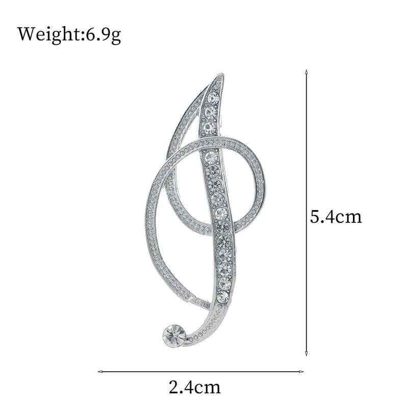 Minimalist Pin Letter Zinc Alloy Plating Inlay Rhinestones Unisex Brooches