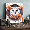 (Pre-Framed)Owl-Special Shape Diamond Painting Kit(25x25cm)