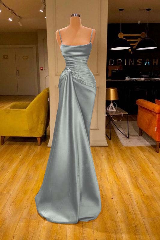 Gorgeous Spaghetti-Straps Cabernet Mermaid Prom Dress Spaghetti-Straps,DS4669