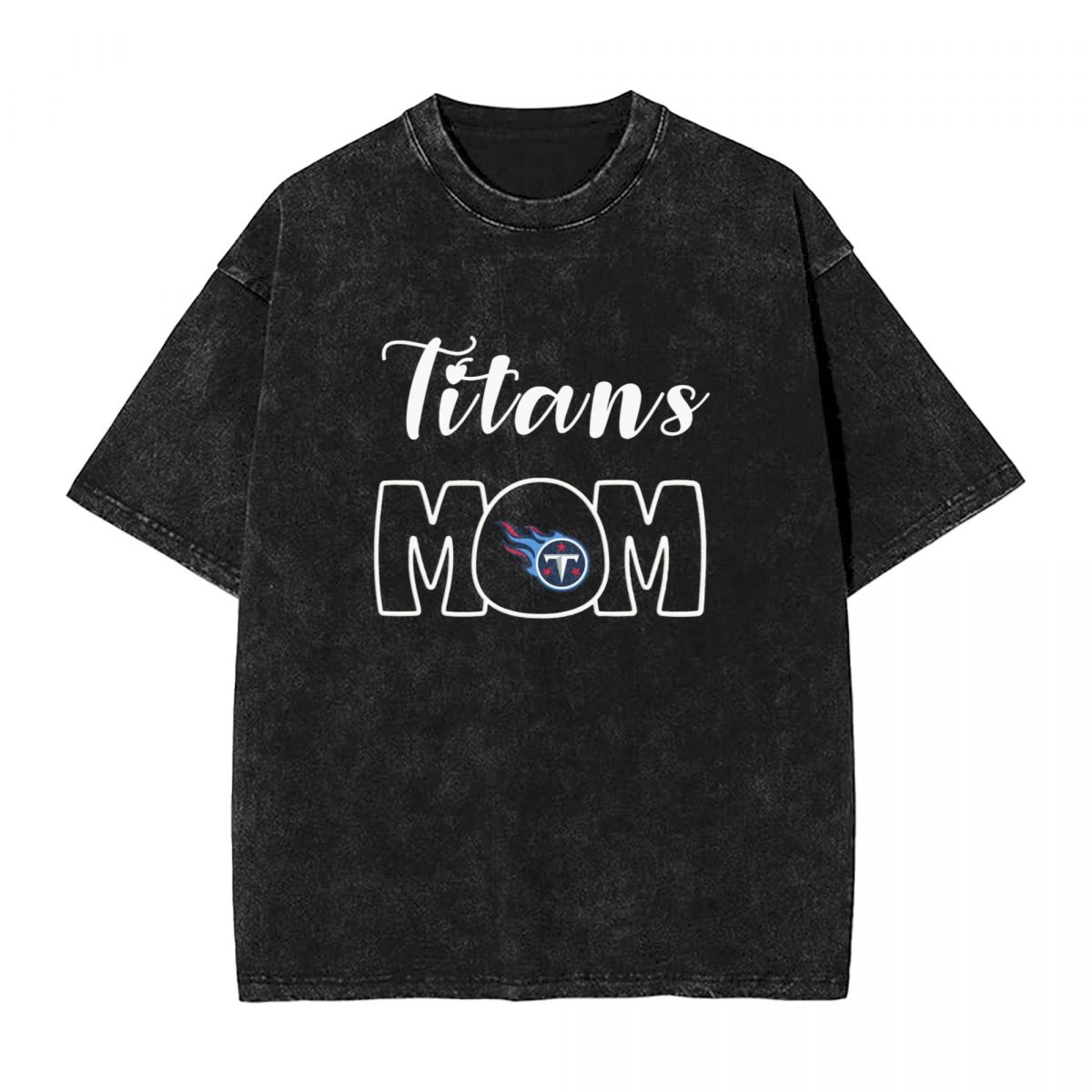 Tennessee Titans Mom Printed Vintage Men's Oversized T-Shirt