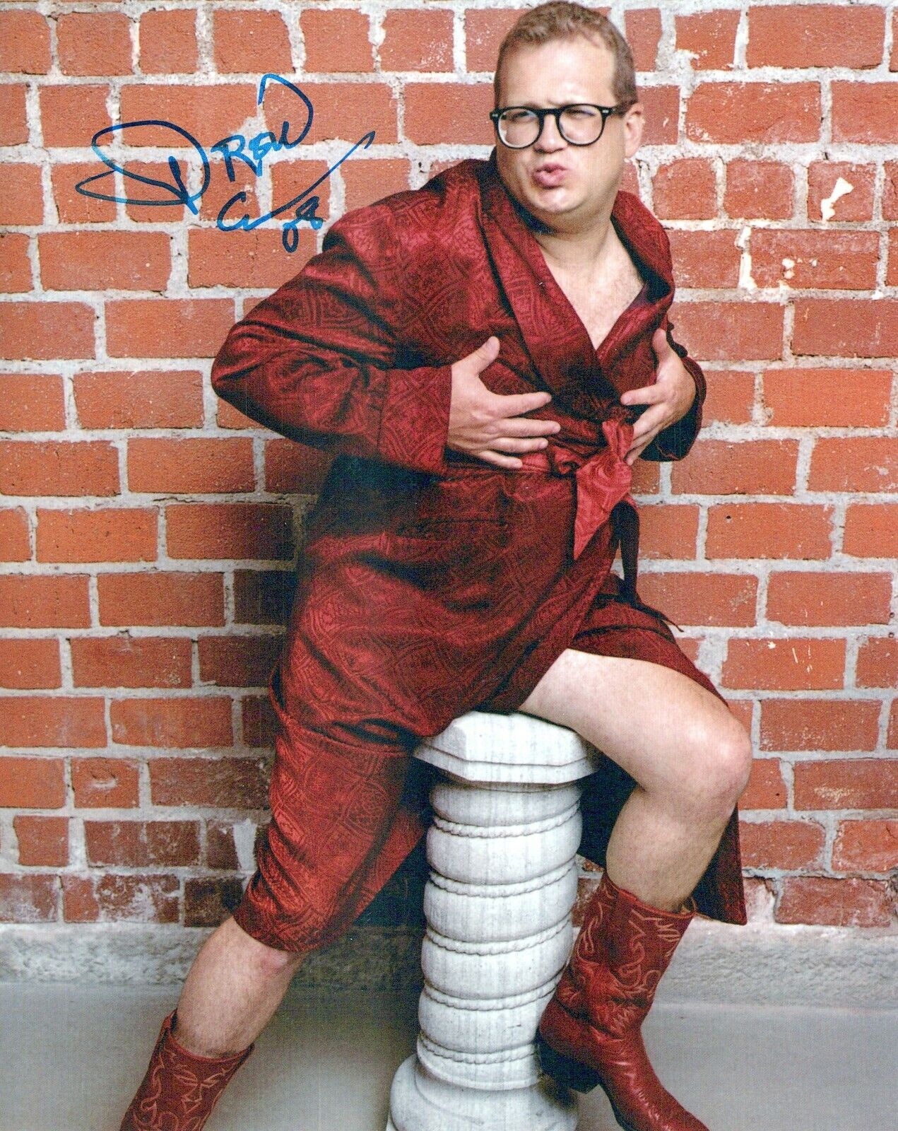 Drew Carey head shot autographed Photo Poster painting signed 8x10 #5