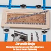 4Pcs T Track Stop Block Bi-Directional Short Stop Kit Woodworking Bench Top Jig