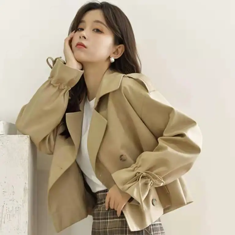 Jackets Women Autumn Design Pleated Simple Comfortable Korean Style Loose Fashion Retro Elegant All-match Office Lady Solid New