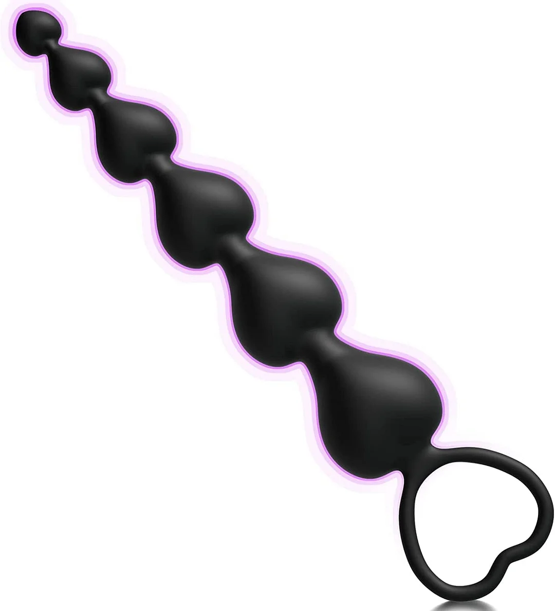 Silicone anal stimulation pull bead anal plug