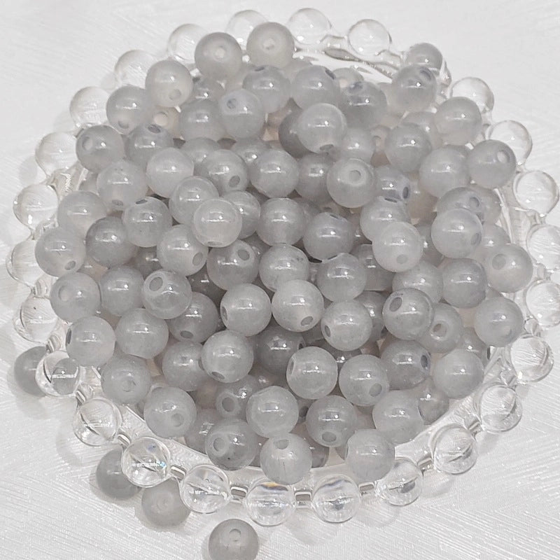 50 PCS/Package Diameter 4mm Diameter 6 Mm Glass Round Beads