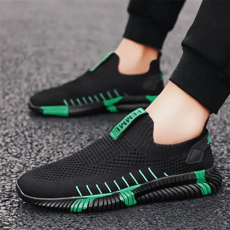 Unisex Stretch Fruit Roll Breathable Casual Flyknit Shoes