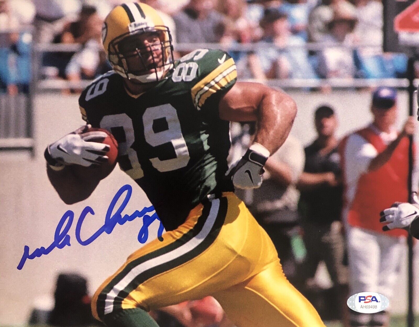 Mark Chmura Signed Autographed Green Bay Packers 8x10 Photo Poster painting Psa/Dna